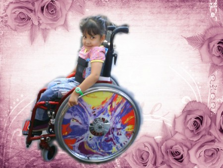 Az első kerekesszékében